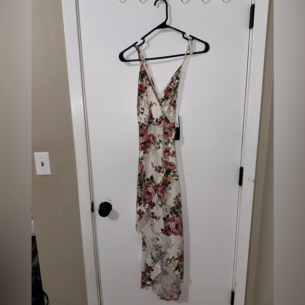 White Floral Dress
